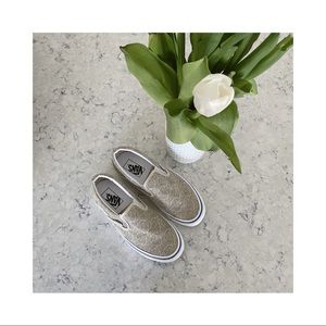 VANS Anaheim Factory Classic Slip-On DX in Cream Wave - Size 7 - Barely Worn!